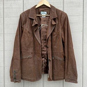 Rodd & Gunn Women's Brown Leather Jacket